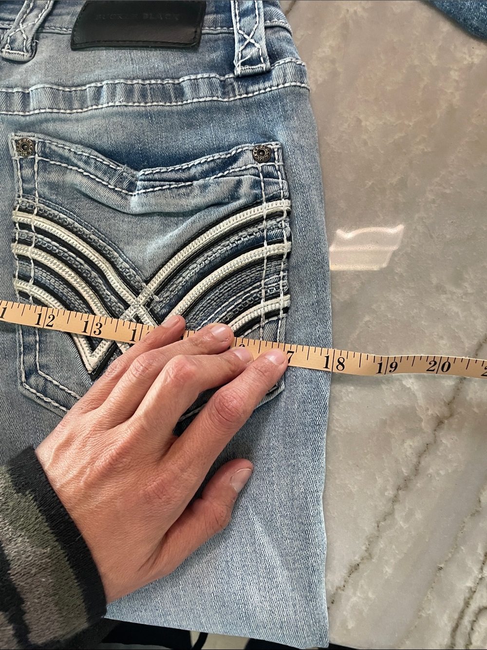 Buckle Black Light Wash Blue Bootcut Jeans - Picture 9 of 9